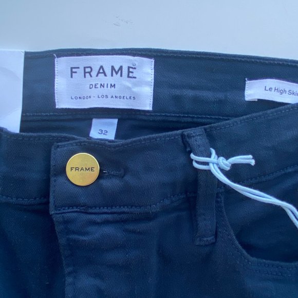 FRAME Le High Skinny Raw Stagger Film - Picture 7 of 8